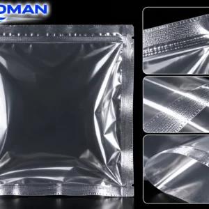 Clear pouch — seal and surface details